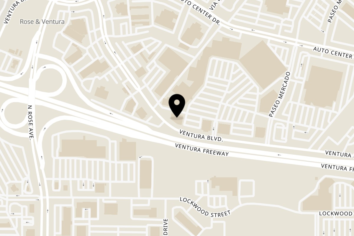 Map showing the location of Taqueria Cuernavaca Oxnard on 1801 Ventura Boulevard in Oxnard